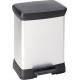 CURVER DECO BIN DUO 18L+10L Treteimer 29 x 39 x 50,5 cm silber 02165-582