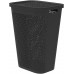 CURVER TERRAZZO 55L Wäschekorb 45 x 34 x 58 cm schwarz 08094-B79