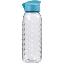 CURVER DOTS 0,45L Flasche 20 x 6,4 cm transparent/blau 00280-284