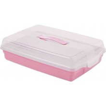 CURVER Kuchenbox, Transportbox 45 x 29,5 x 11,1 cm pink 00415-X51