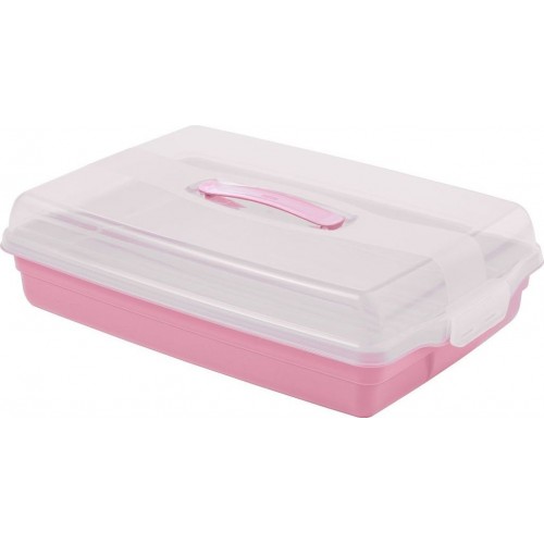 CURVER Kuchenbox, Transportbox 45 x 29,5 x 11,1 cm pink 00415-X51
