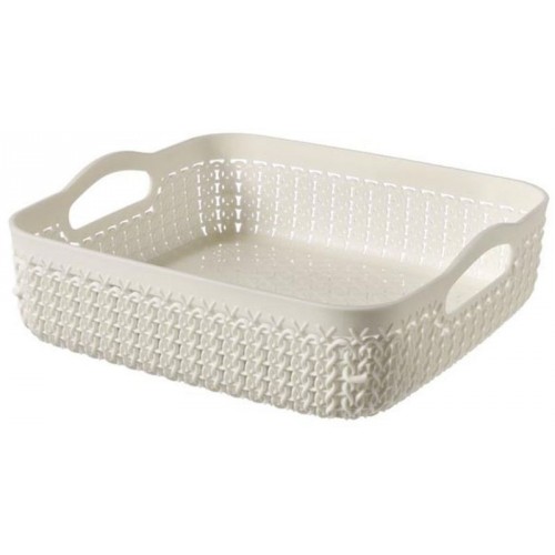 CURVER KNIT 2,8L Tablett 23,4 x 23,2 x 7,4 cm creme 00774-X64 CURVER KNIT 2,8L Tablett 23,4 x 23,2 x 7,4 cm creme 00774-X64