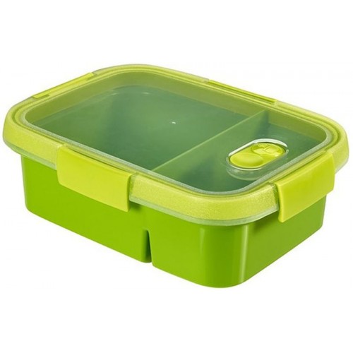 CURVER SMART TO GO DUAL 0,6L+0,3L Frischhaltedose grün 00925-Y32