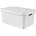 CURVER INFINITY 45L Aufbewahrungsbox mit Deckel 56 x 27 x 39 cm weiß 01721-N23