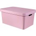 CURVER INFINITY Aufbewahrungsbox mit Deckel 45 L, rosé 01721-X51
