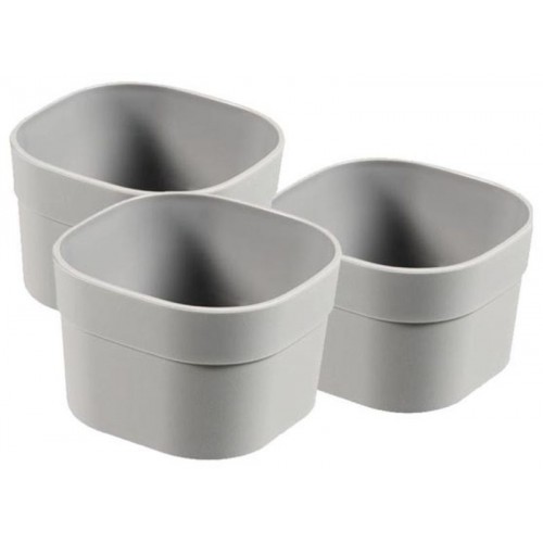 CURVER INFINITY DIVIDER XS 3-Tlg. Set Schubladenorganizer 8 x 8 x 5 cm grau 01722-099