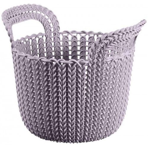 CURVER KNIT XS 3L Aufbewahrungskorb rund 23 x 19 x 19 cm purple 03671-X69