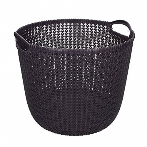 CURVER KNIT L Wäschekorb rund 30 L purple 03673-X66 CURVER KNIT L Wäschekorb rund 30 L purple 03673-X66