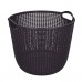 CURVER KNIT L Wäschekorb rund 30 L purple 03673-X66