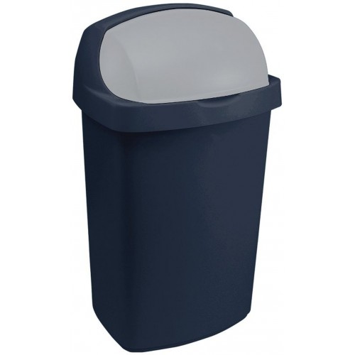 CURVER ROLL TOP 10L Mülleimer 24x21,5x41,5cm blau 03974-266