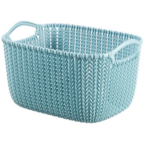 CURVER KNIT S 8L Korb 30x22x17cm misty blue 03674-X60 CURVER KNIT S 8L Korb 30x22x17cm misty blue 03674-X60