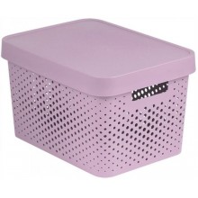 CURVER INFINITY 17L Aufbewahrungsbox mit Deckel 36 x 22 x 27 cm pink 04742-X51