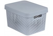 CURVER INFINITY 17L Aufbewahrungsbox mit Deckel 36 x 22 x 27 cm grau 04742-099