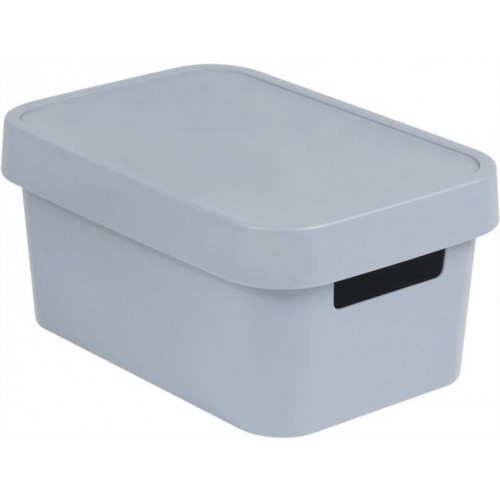 CURVER INFINITY 4,5L Aufbewahrungsbox mit Deckel 27 x 12 x 19 cm grau 04746-099