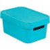 CURVER INFINITY 4,5L Aufbewahrungsbox mit Deckel 27 x 12 x 19 cm blau 04746-X34