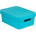 CURVER INFINITY 11L Aufbewahrungsbox mit Deckel 36 x 14 x 27 cm blau 04752-X34