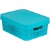 CURVER INFINITY 11L Aufbewahrungsbox mit Deckel 36 x 14 x 27 cm blau 04753-X34