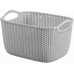 CURVER KNIT S 8L Aufbewahrungskorb 30 x 22 x 17 cm grau 03674-099