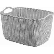 CURVER KNIT L 19L Aufbewahrungskorb 40 x 30 x 23 cm grau 03670-099