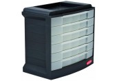 CURVER Organizer mit 6 Schubladen 27x29x17cm grau 07752-498