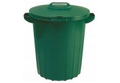 KETER 90L Abfalleimer, 49 x 49 x 58 cm, grün 17187521