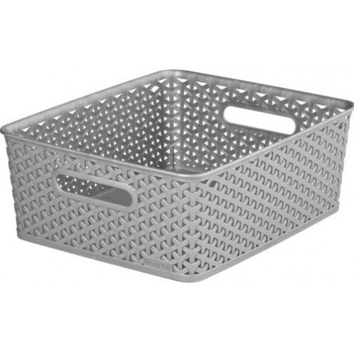 CURVER MY STYLE M 13L Korb 35x30x13cm silber 03611-087 CURVER MY STYLE M 13L Korb 35x30x13cm silber 03611-087