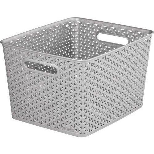 CURVER MY STYLE L 18L Korb 35 x 30 x 22 cm silber 03612-08 CURVER MY STYLE L 18L Korb 35 x 30 x 22 cm silber 03612-08