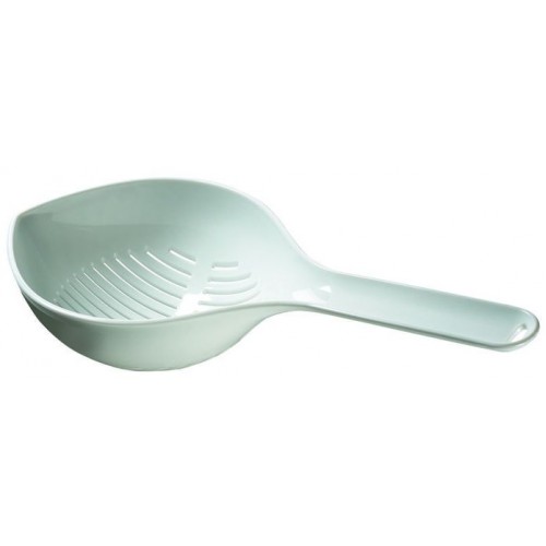 CURVER ESSENTIALS Löffel-Sieb 33 x 14 x 7 cm weiß 00734-059 CURVER ESSENTIALS Löffel-Sieb 33 x 14 x 7 cm weiß 00734-059