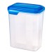 CURVER FLEXI Chef Vorratsbehälter 18 x 10 x 15 cm, 1,6l transparent/blau 00391-281