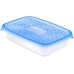 CURVER TAKE AWAY 4 Frischhaltedosen 10 x 17 x 25 cm 1 l transparent/blau 00470-862