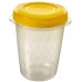 CURVER TAKE AWAY 2 Frischhaltedosen 13 x 13 x 19 cm, 1l transparent/orange 00472-175