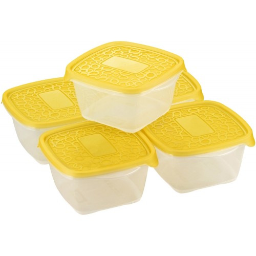 CURVER TAKE AWAY 2 Frischhaltedosen 18 x 16 x 15 cm, 1,1 l transparent/blau 00475-175