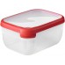 CURVER Frischhaltebox GrandChef 20 x 15 x 9,3 cm, 1,8 Liter transparent/rot