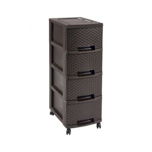 CURVER MY STYLE Schubladen 26,4 x 67,5 x 35,1 cm, braun 00747-210 CURVER MY STYLE Schubladen 26,4 x 67,5 x 35,1 cm, braun 00747-210