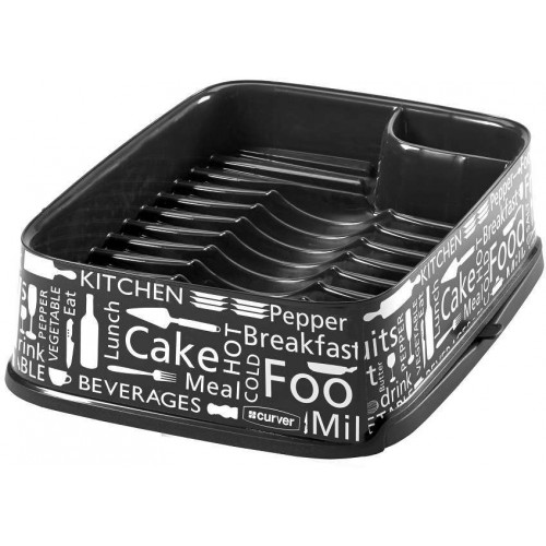 CURVER Abtropfgestell - schwarz/weiß 02332-S25