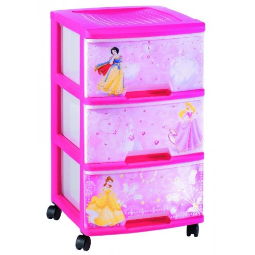 CURVER Schubladenkommode Princess 3x20 L