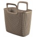 CURVER Knit Shopping Bag Einkaufstasche mit 2 Henkel harvest braun
