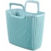 CURVER KNIT 25L Shopping Bag Einkaufstasche mit 2 Henkel misty blue