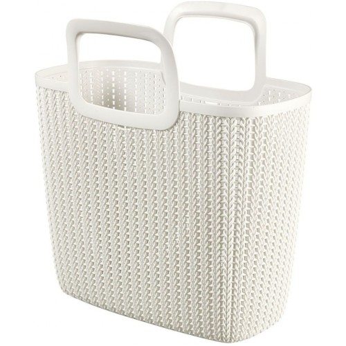 CURVER KNIT 25L Einkaufstasche mit 2 Henkel 42 x 45 x 29 cm oasis white 03672-X64