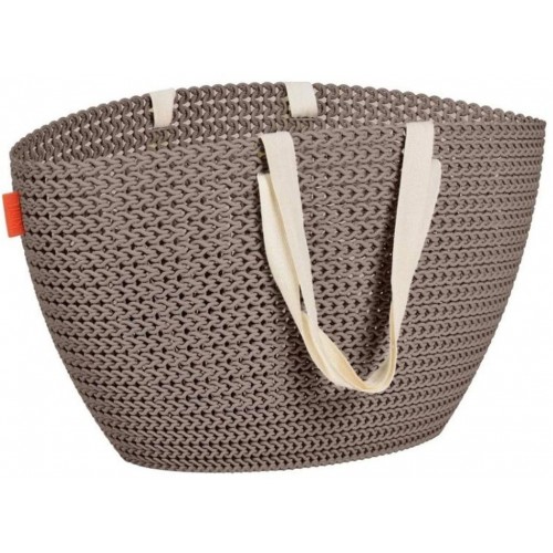 CURVER KNIT EMILY Einkaufskorb 50 x 30 x 24 cm harvest braun 03680-X59