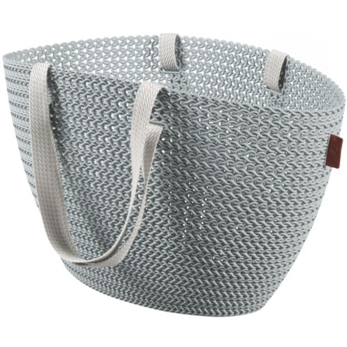 CURVER KNIT EMILY Einkaufskorb 50 x 30 x 24 cm grau-balu 03680-X60 CURVER KNIT EMILY Einkaufskorb 50 x 30 x 24 cm grau-balu 03680-X60