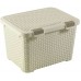 CURVER STYLE 43L Aufbewahrungsbox mit Deckel 49,5 x 39,7 x 33 cm creme 00711-885