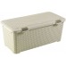 CURVER STYLE 72L Aufbewahrungsbox mit Deckel 79 x 39,7 x 33 cm creme 00712-885