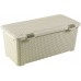 CURVER STYLE 72L Aufbewahrungsbox mit Deckel 79 x 39,7 x 33 cm creme 00712-885