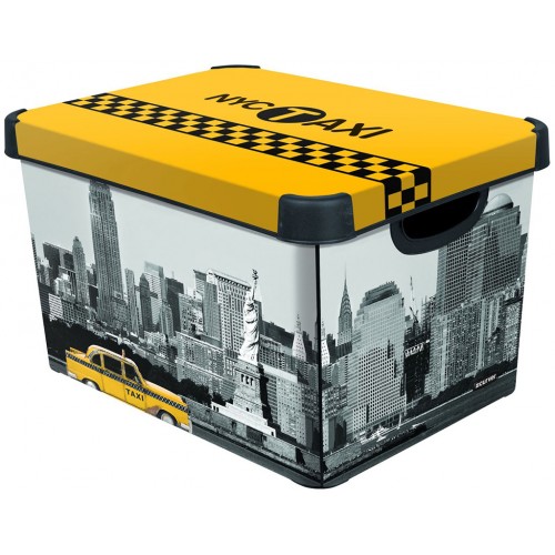 CURVER NEW YORK L Aufbewahrungsbox 39,5 x 29,5 x 25 cm 04711-D16