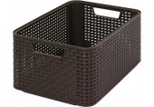 CURVER STYLE M Aufbewahrungsbox 38,6 x 17 x 28,7 cm dunkelbraun 03615-210