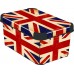 B-Ware - ohne Deckel CURVER Dekobox Stockholm Dekorative Aufbewahrungsbox S Union Jack,