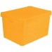 CURVER STOCKHOLM Dekorative Box durchsichtig Orange 39,5 x 29,5 x 25 cm