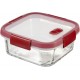 CURVER SMART COOK 0,7L Frischhaltedose 15 x 15 x 7 cm transparent/rot 00115-472