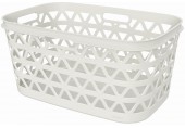 CURVER OCEANA 45L Wäschekorb für saubere Wäsche 57,1 × 37,1 × 27,1 cm, Beige 00521-885